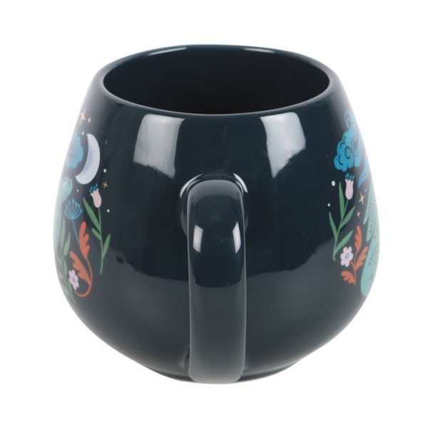 🌙 Midnight Hare Rounded Mug – Enchant Your Sips with Celestial Charm! 🐇✨ - Image 3