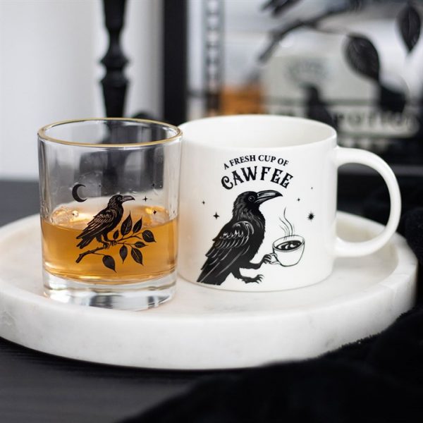☕ A Fresh Cup of Cawfee – Gothic Raven Ceramic Mug (500ml) 🖤 - Image 5