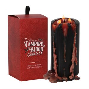 🩸 Vampire Blood Bleeding Pillar Candle – Gothic Decor for Enchanting Ambience 🕯️