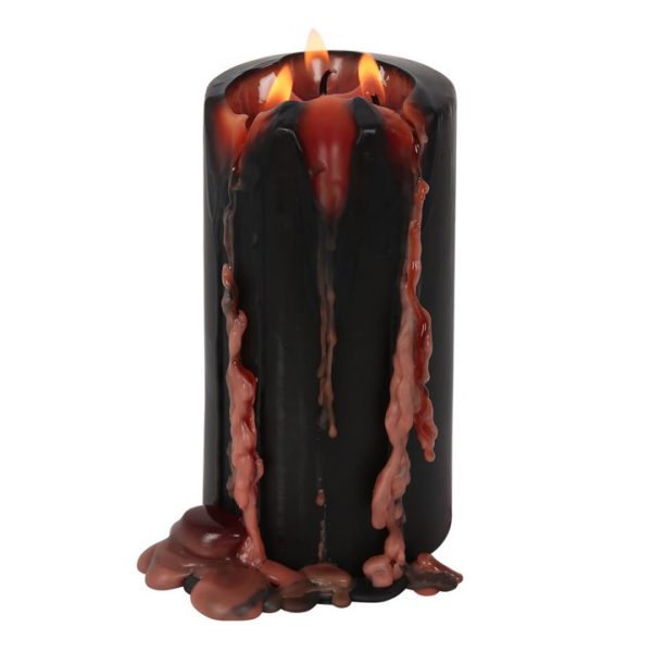 🩸 Vampire Blood Bleeding Pillar Candle – Gothic Decor for Enchanting Ambience 🕯️ - Image 2