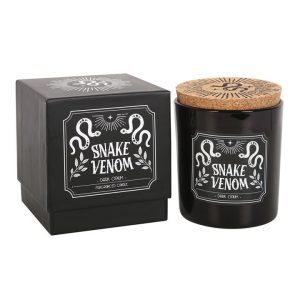 🖤 Snake Venom Scented Candle – Dark Opium Fragrance | 21-Hour Burn Time 🕯️