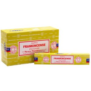 🌿 Satya Frankincense Incense Sticks – Box of 12 Packs | Vegan & Handmade in India 🌿