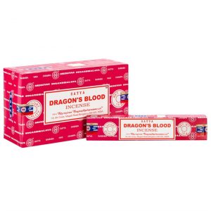 🔥 Set of 12 Satya Dragon's Blood Incense Stick Packs – Aura Protection & Energy Boost 🌿