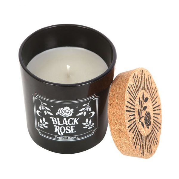 🖤 Black Rose Twilight Blush Scented Candle – 21 Hour Burn Time 🕯️ - Image 3