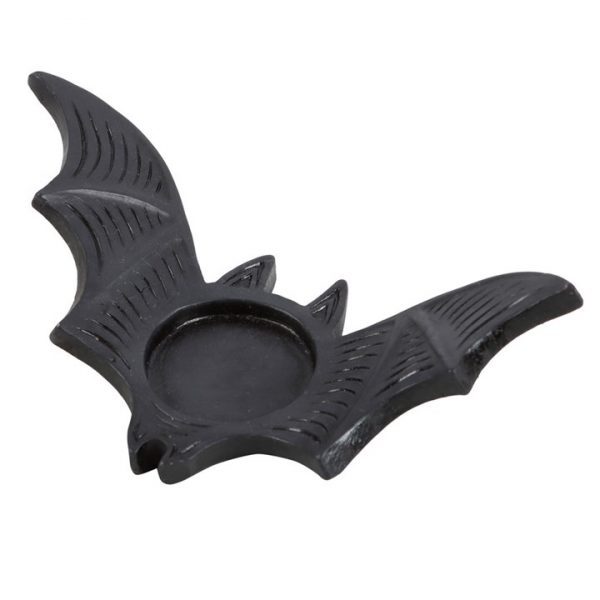 🦇 Gothic Bat Tealight Holder – Spooky Resin Candle Decor for Halloween & Beyond 🕯️ - Image 3