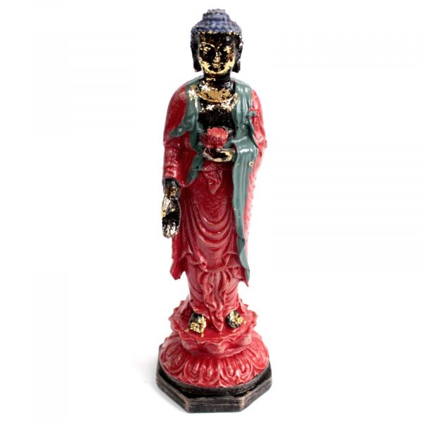 🧘 Antique Standing Buddha Statue – Zen Home & Meditation Décor 🕉️