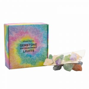 ✨ Gemstone Enchantment LED Light String – 20 Crystal Rocks of Magical Glow (227cm) ✨