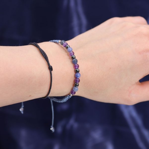 Zodiac Crystal Candle with Gemstone Bracelet - Sagittarius - Image 6
