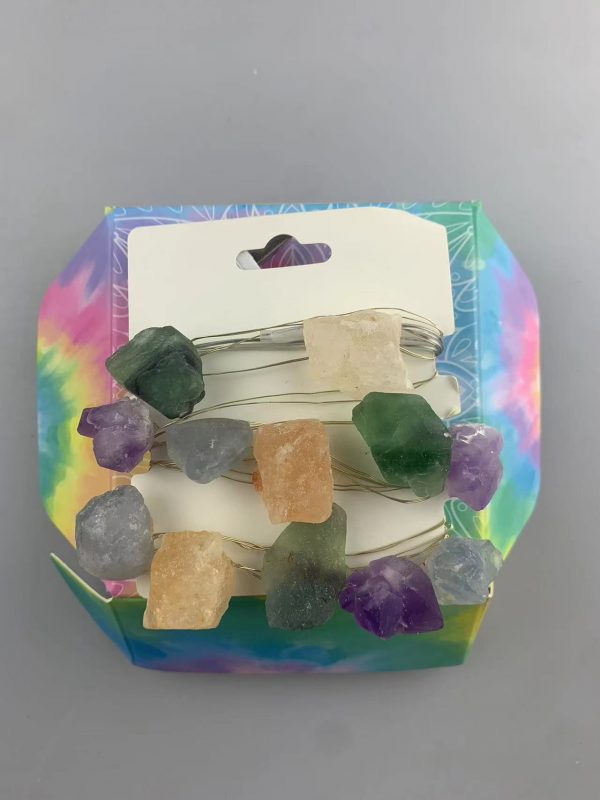 ✨ Gemstone Enchantment LED Light String – 20 Crystal Rocks of Magical Glow (227cm) ✨ - Image 2