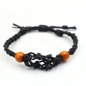 Gemstone Bracelet Cord - Black