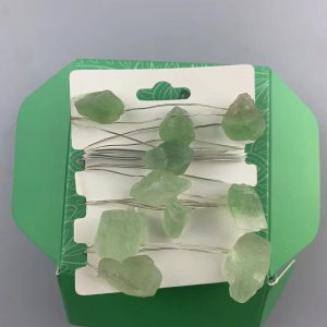 ✨ Crystal Jade Gemstone Enchantment LED String Lights – 20 Stones, 227cm ✨