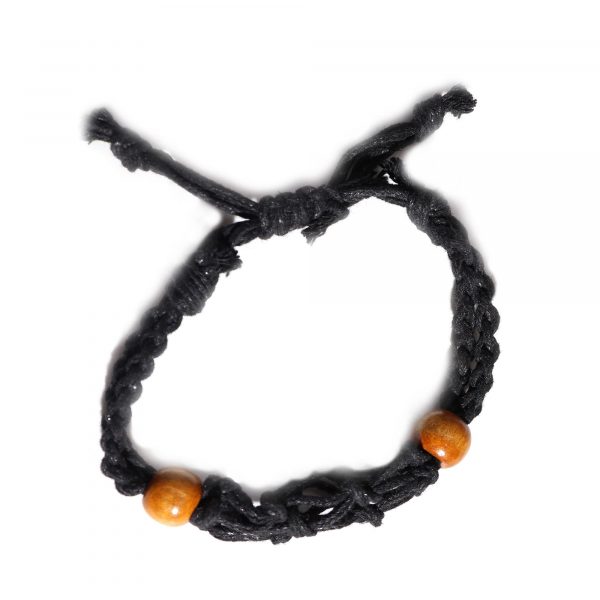 Gemstone Bracelet Cord - Black - Image 2