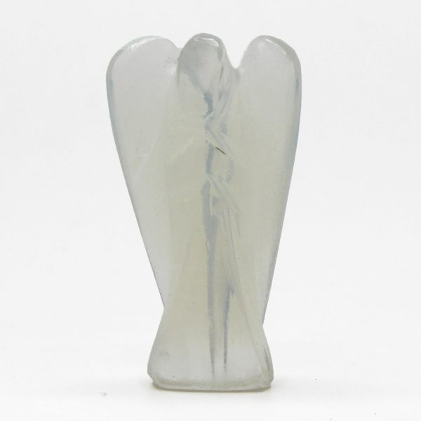 🌟 Hand-Carved Opalite Gemstone Angel - Image 2
