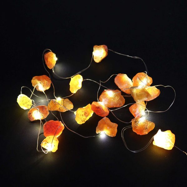 ✨ Crystal Enchantment LED Light Strings – Orange Jade Glow ✨ - Image 2