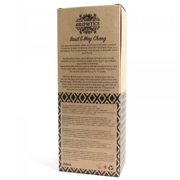 🌿 Uplifting Basil & May Chang Reed Diffuser – Natural Essential Oil Aroma, Made in the UK 🌿 - Image 4