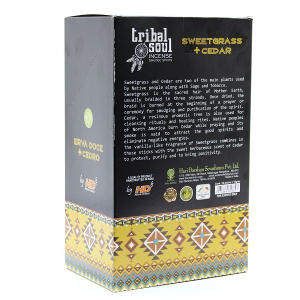 Tribal Soul 🌿 Sweetgrass & Cedar Smudge Incense Sticks - Image 7
