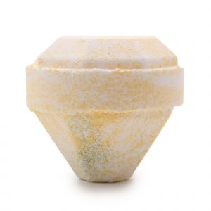 ✨ 3 Gemstone Bath Bombs – White & Gold | Scent: Mistress ✨