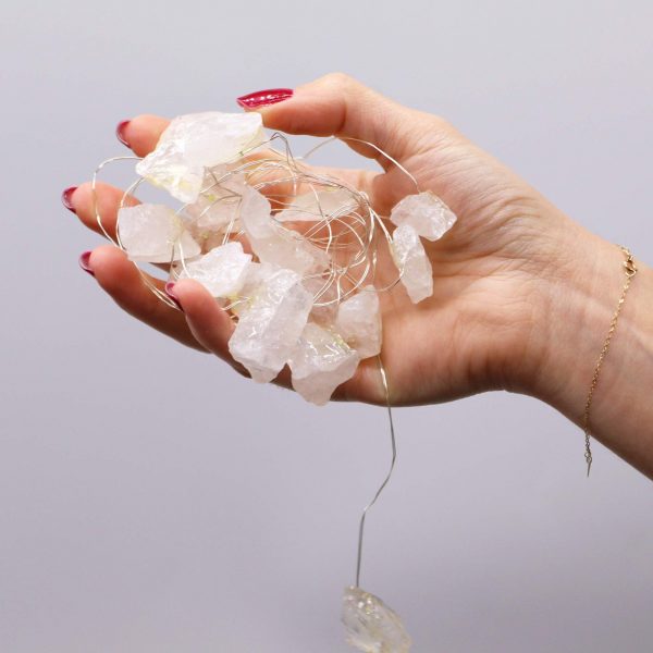 Crystal Enchantment LED Light Strings – Rock Quartz Glow for Calm - Image 4