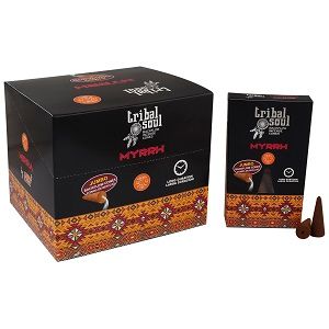 Myrrh Backflow Incense Cones – Spiritual Cleansing & Divine Connection ✨🕊️