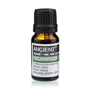 🌹 Palmarosa Essential Oil 10ml – Rose-Like Aroma for Skin, Mood & Relaxation | Cymbopogon Martinii