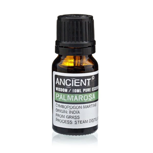 🌹 Palmarosa Essential Oil 10ml – Rose-Like Aroma for Skin, Mood & Relaxation | Cymbopogon Martinii