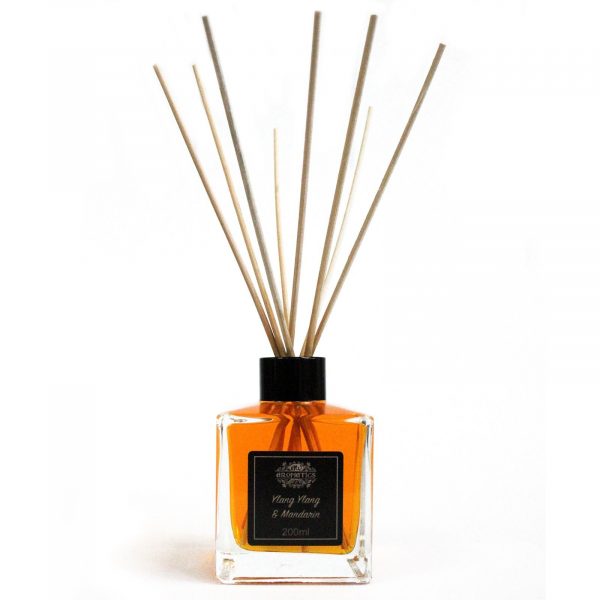 200ml Ylang Ylang & Mandarin Essential Oil Reed Diffuser - Image 2