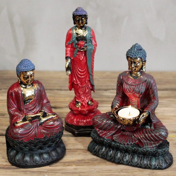 🧘 Antique Standing Buddha Statue – Zen Home & Meditation Décor 🕉️ - Image 3