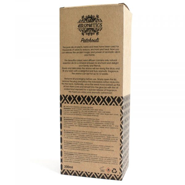 🧴 200ml Patchouli Essential Oil Reed Diffuser – Earthy, Romantic & Soothing 🌿✨ - Image 4