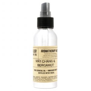 🌿 100ml Essential Oil Mist – May Chang & Bergamot | Natural Aromatherapy Room Spray ✨