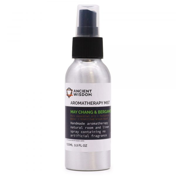 🌿 100ml Essential Oil Mist – May Chang & Bergamot | Natural Aromatherapy Room Spray ✨ - Image 2