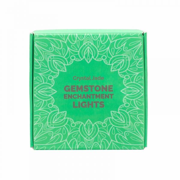 ✨ Crystal Jade Gemstone Enchantment LED String Lights – 20 Stones, 227cm ✨ - Image 2