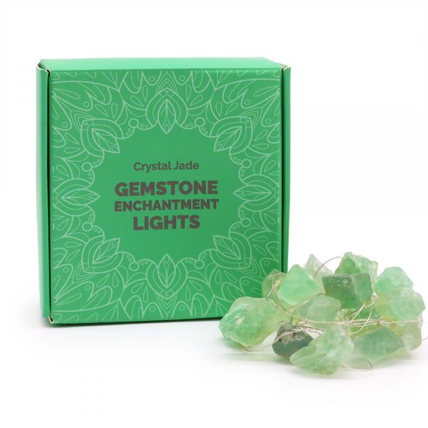 ✨ Crystal Jade Gemstone Enchantment LED String Lights – 20 Stones, 227cm ✨ - Image 3
