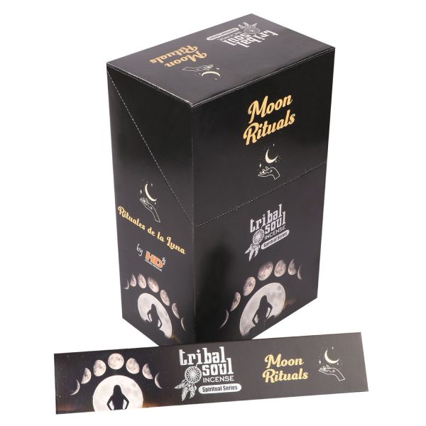 🌙 Tribal Soul Spiritual Incense Sticks & Ceramic Holder – Moon Ritual  🌕 - Image 2