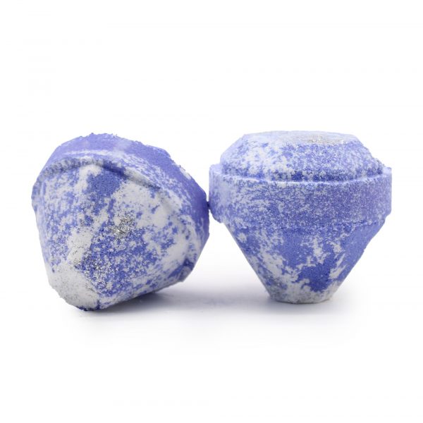 3 Gemstone Bath Bombs 💎🛁 | Raspberry & Pomegranate Scent 🍇✨ | Surprise Crystal Inside - Image 4