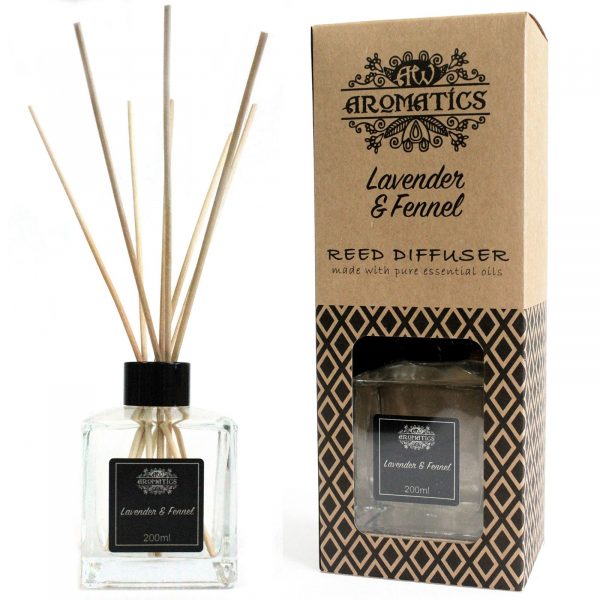 🌿 Lavender & Fennel Essential Oil Reed Diffuser – 200ml | Calming Aromatherapy for the Home