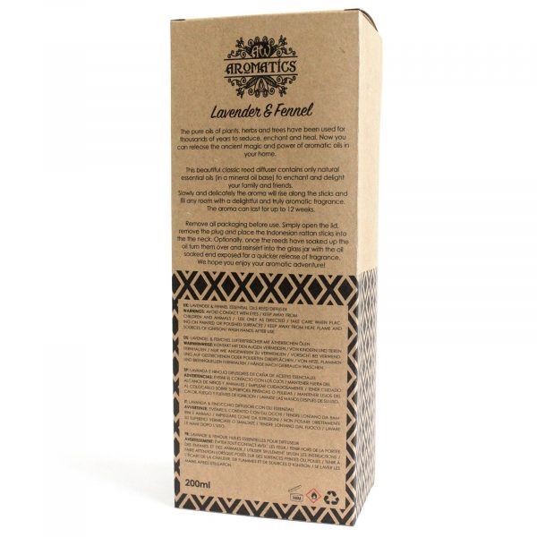 🌿 Lavender & Fennel Essential Oil Reed Diffuser – 200ml | Calming Aromatherapy for the Home - Image 4