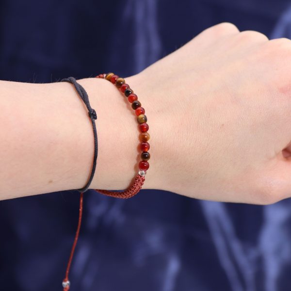 Zodiac Crystal Candle with Gemstone Bracelet - Leo - Image 5