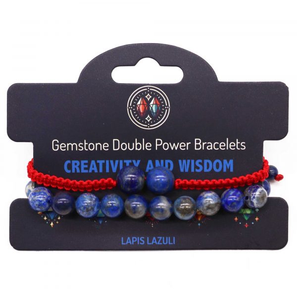 🌟 Lapis Lazuli Gemstone Bracelet – Truth, Wisdom & Inner Vision 🌟