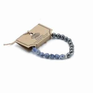 ✨ Faceted Magnetic Sodalite Gemstone Bracelet – Sparkling Healing Crystal Jewelry 💙