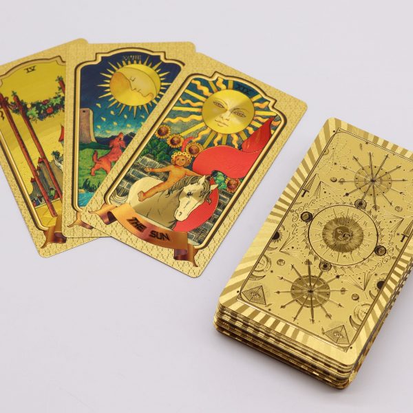 🌟 Golden Tarot Deck with Radiant Gold Foil – Luxury 78 Card Divination Set - Image 2
