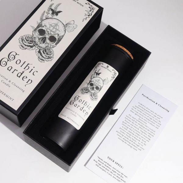 🌙 Ancient Witch Gothic Garden Candle – Cleansing & Purification 🌹💀 - Image 2